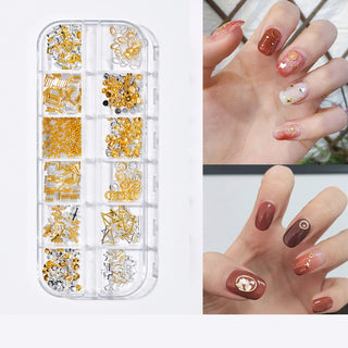 Pearl Butterfly Nail Patch Nail Art Jewelry Set - Phosgene