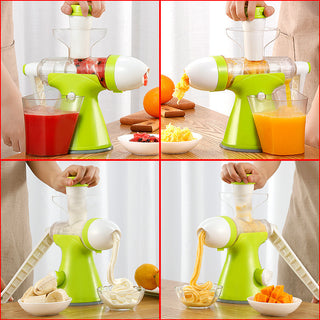 Manual Juicer, Small Household Juicer, Squeeze Lemon Orange Juice, Hand-Cranked Juice, Squeeze Deep-Fried Juice Artifact Phosgene