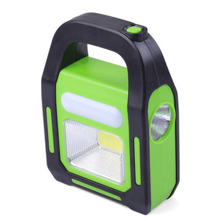 LED Outdoor Portable Work Light Searchlight Solar Cob Camping Light - Phosgene