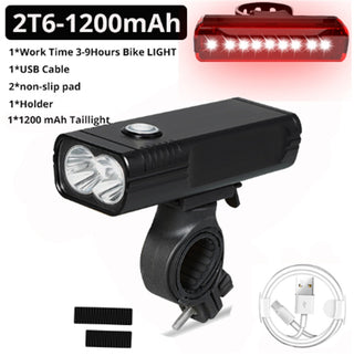 20000Lm Bicycle Light USB Rechargeable Waterproof Bike Light - Phosgene