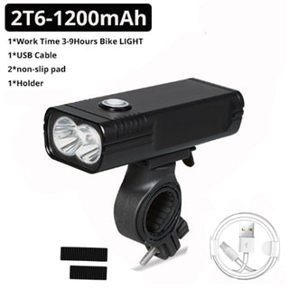 20000Lm Bicycle Light USB Rechargeable Waterproof Bike Light - Phosgene