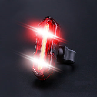 Cycling Tail Light Highlighting USB Tail Light Bicycle Accessories Night Riding Light - Phosgene