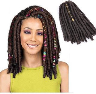 Soft Dread Locs Twist Hair Faux Locs Crochet Braids - Phosgene