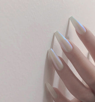 Long Ballet Nails With Flat And Pointed Water Droplets - Phosgene