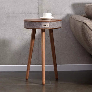 Bluetooth Speaker Small Coffee Table Wireless Charging Creative Small Round Table Phosgene