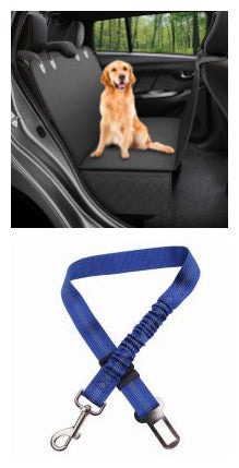 Dog Car Seat Cover View Mesh Pet Carrier Hammock Safety Protector Car Rear Back Seat Mat With Zipper And Pocket For Travel - Phosgene