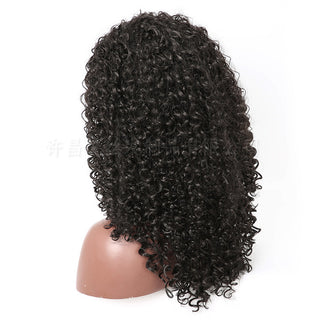 Cross Border Hot Sale African Wig European And American Wig Fluffy Long Curly Hair Small Curly Wave High Temperature Silk Chemical Fiber Headgear - Phosgene