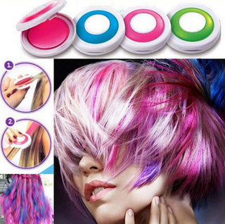 TV Hair Dye Tool Hot Huez One-Time Hair Dye Powder Color Hair Dye 4 Colors OPP Packaging - Phosgene