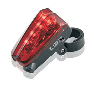 Parallel Line Safety Warning Bicycle Tail Light - Phosgene