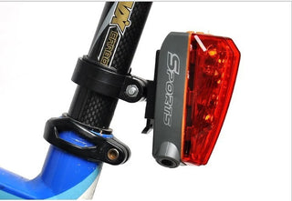 Parallel Line Safety Warning Bicycle Tail Light - Phosgene