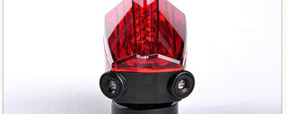 Parallel Line Safety Warning Bicycle Tail Light - Phosgene