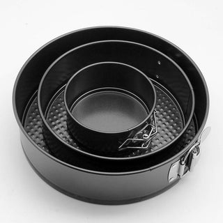 3PCS SET Non Stick Cake Tier Mold Baking Pan Tray Spring Form Round Bakeware - Phosgene