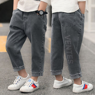 Children's Wear Boys Denim Pants Trend New Spring Fashion - Phosgene