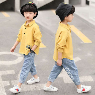 Children's Wear Boys Denim Pants Trend New Spring Fashion - Phosgene