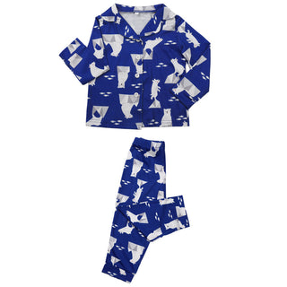 Home Furnishing Suit Casual Printing Two-Piece Pajamas Parent-Child Wear - Phosgene