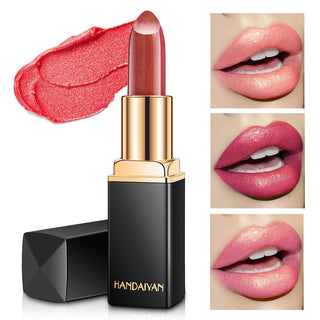 Shiny Metallic Lipstick Pearlescent Color Temperature Change Lipstick Gilt Lipstick - Phosgene