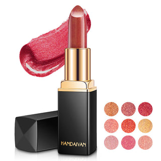 Shiny Metallic Lipstick Pearlescent Color Temperature Change Lipstick Gilt Lipstick - Phosgene