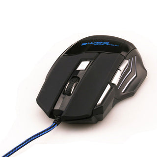 7-button Colorful Glowing USB Gaming Mouse - Phosgene