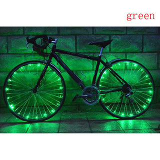 Bicycle Riding Spoke Wheel With Colorful Lights - Phosgene