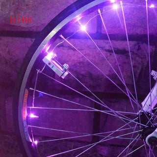 Bicycle Riding Spoke Wheel With Colorful Lights - Phosgene