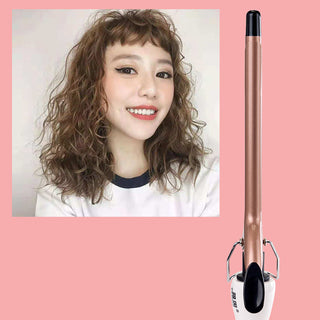 Wool Curling Iron Small Male Short Hair Fan Small Curling Iron Mini Cone Head Water Ripple Electric Curling Iron Female - Phosgene