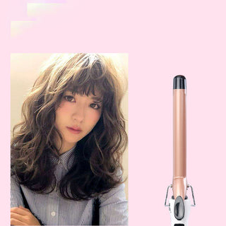 Wool Curling Iron Small Male Short Hair Fan Small Curling Iron Mini Cone Head Water Ripple Electric Curling Iron Female - Phosgene