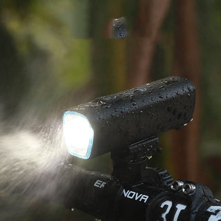 Plus Xuelong V9M Bike Light Front Light Night Riding Strong Light Flashlight - Phosgene