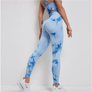 Tie-Dye Yoga Wear Women'S Sports Fitness Suit - Phosgene