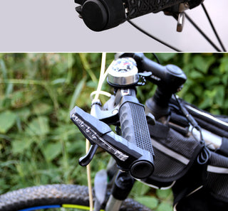 New Bicycle Steering Handlebar Lamp With Lamp Horn Vice Handle Led Warning Lamp Mountain Bike Parts Wholesale - Phosgene