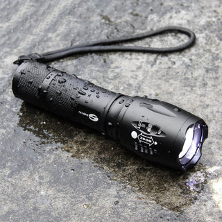 Aluminum Alloy Strong Light Flashlight 18650 Super Bright Outdoor Lighting T6 Flashlight - Phosgene