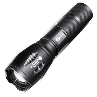 Aluminum Alloy Strong Light Flashlight 18650 Super Bright Outdoor Lighting T6 Flashlight - Phosgene