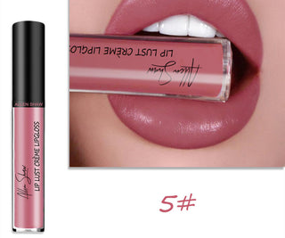 Silky Cream Texture Lip Gloss Aliexpress Shopee Cross-Border Exclusive Lip Glaze Lip Gloss Lipstick - Phosgene