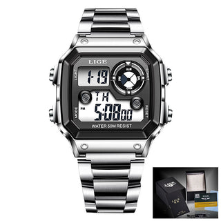 Electronic Watch Unisex Watch Luminous Display Watch Multifunctional Phosgene