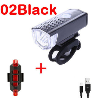 Bicycle Front Light USB Charging Highlight Headlight - Phosgene