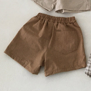 Summer Baby Clothing Summer Cotton And Linen Casual Shorts For Baby Thin Comfortable - Phosgene