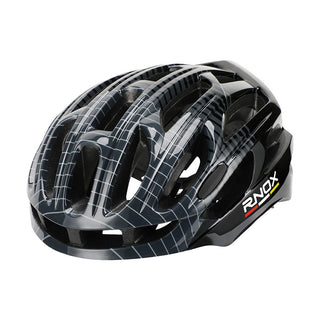 Striped Motorcycle Paint Electric Bike Helmet - Phosgene