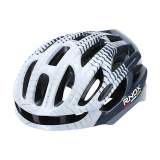 Striped Motorcycle Paint Electric Bike Helmet - Phosgene