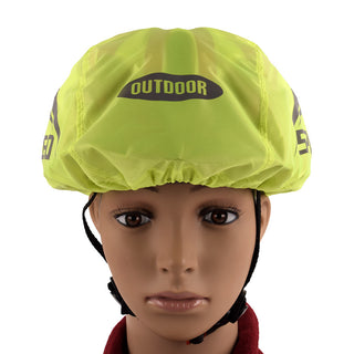 Cycling Helmet Cover Helmet Rain Cover Helmet Waterproof Cover Reflective Safety Helmet Cover - Phosgene