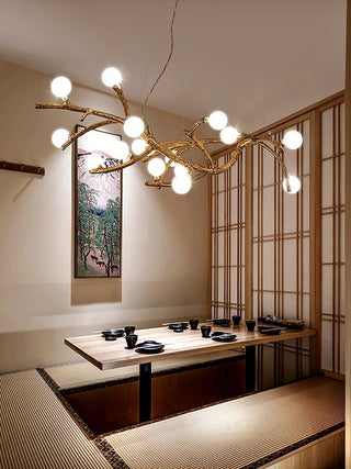 Restaurant Chandelier Decorative Tree Branch Lights Zen Japanese Wabi-sabi Wind Lamps - Phosgene