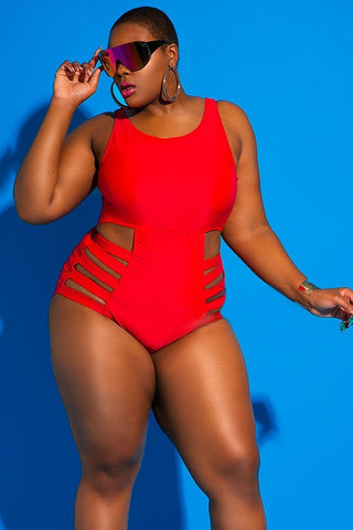 Women's plus size swimsuit - Phosgene