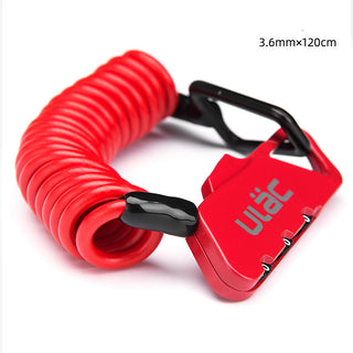 ULAC portable helmet lock luggage lock bike lock - Phosgene