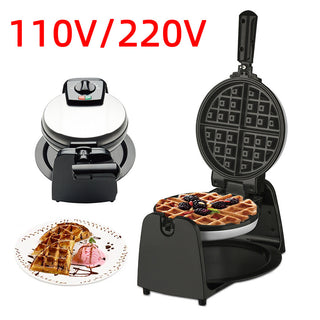 Household Round Rotating Waffle Machine Phosgene