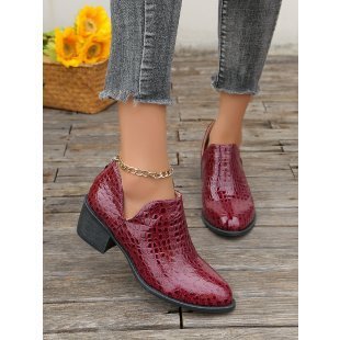 Later Zip Ankle Boots Europe And America - Phosgene