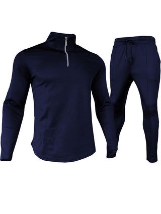 Men's Suit Long Sleeve Polo Wear Sports Suit Phosgene