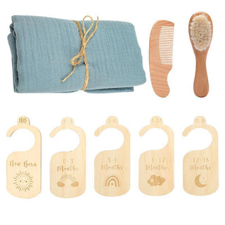 Baby Born Gift Set Wool Brush Baby Skin-friendly Bath Towel Baby One Month Old One Hundred Days Gift Box - Phosgene