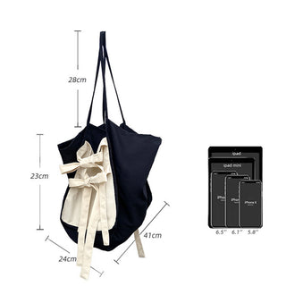 Special-interest Design New Cloth Bag Large Capacity Mori Style Portable Shoulder Bag Phosgene