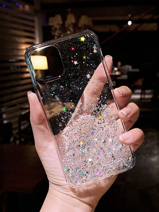 Starry Sky Silver Foil Epoxy Phone Case - Phosgene