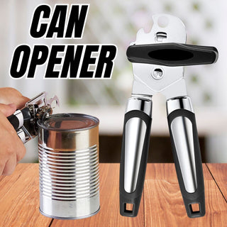 Manual Handheld Can Opener With Cutting Wheel Blade Lid Cap Openers Phosgene