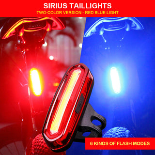 Two-color bicycle tail light - Phosgene