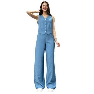 European And American Suit Women's Trousers High-grade Two-piece Suit Summer - Phosgene